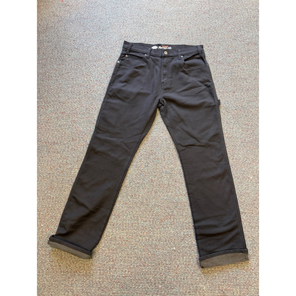 Dickies Temp-IQ Warming Carpenter Pants Black 34x34 Mens Workwear New NWT